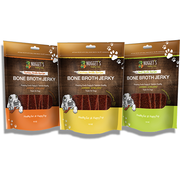 nugget's healthy eats bone broth jerky